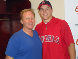 With the best player in Major League Baseball "Mike Trout"