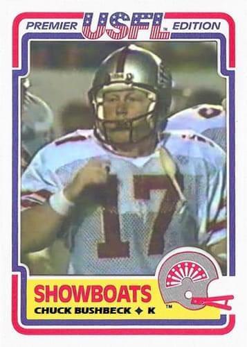 with the USFL Memphis Showboats
